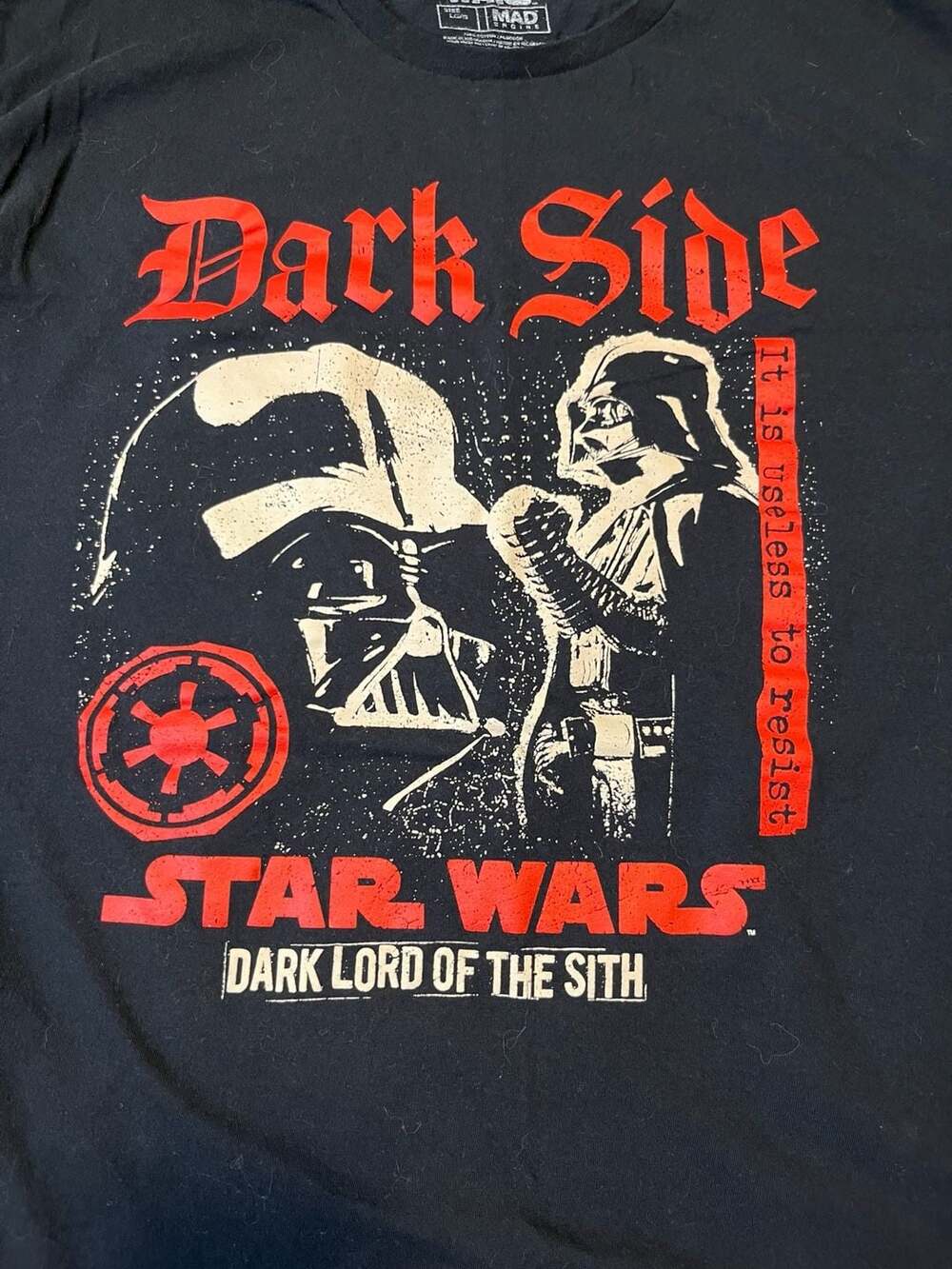 Mad Engine Star Wars Darth Vader Dark Side Dark Lord of the Sith Graphic T-Shirt
